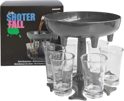 Produktbild von Party-Trinkspiel Wasserfall 7-teilig