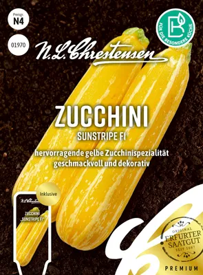 Artikelbild 1 von 'Zucchini Sunstripe F1' aus der Kategorie Zucchinisamen