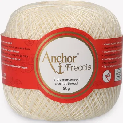 Image de Anchor Freccia 16 – Fil de coton fin pour le crochet en filigrane (couleur 06650)