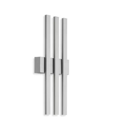 Immagine prodotto di Lampada da parete esterna a LED Lampada da esterno 12W IP44 argento metallo-plastica Telefunken