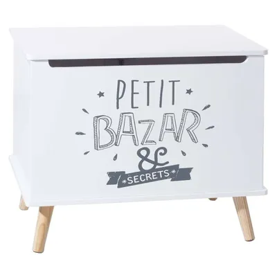 Produktbild von Spielzeugkiste „Petit Bazar & Secrets“, Fußkiste für Kinderzimmer MDF - Atmosphera for kids
