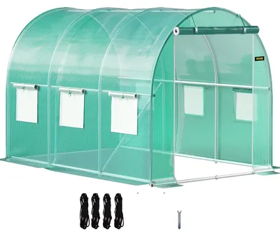 Productafbeelding van VEVOR Boogvormige kas, foliekas, broeikas, plantenkast, 3x2,1x2,1 meter