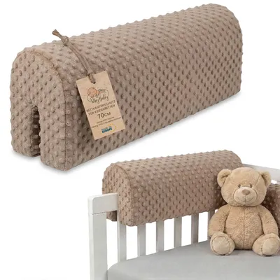 Produktbild von Bettseitenpolster Kinderbett 70 cm Beige