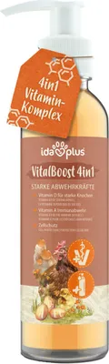 Produktbild von IdaPlus Vitaminkonzentrat VitalBoost 4in1 200 ml