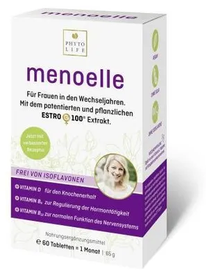 Produktbild von Menoelle Tabletten für Frauen in den Wechseljahren, 60 St. Tabletten