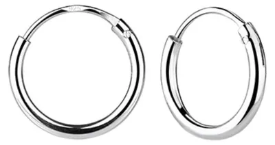 Produktbild von Kleine Creolen Silber 925 Ohrringe 12 mm
