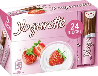 Produktbild von Yogurette Erdbeere Vollmilchschokolade mit Erdbeercreme 300g