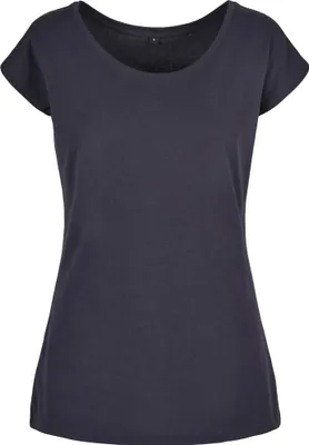 Produktbild von Build Your Brand - T-Shirt Weite Öffnung für Damen LT3457 (M) (Marineblau)