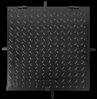 Image de Couvercle MC80, 800x800 mm, canal, noir, max. 150 kg