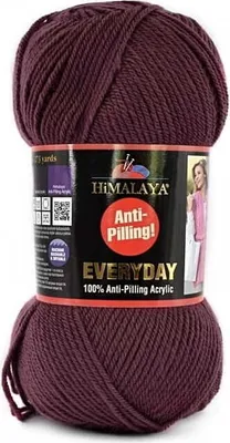 Produktbild von Himalaya Everyday Antipilling Garn, 100%.Polyacryl, 250m/100g, weinrot, extra weich