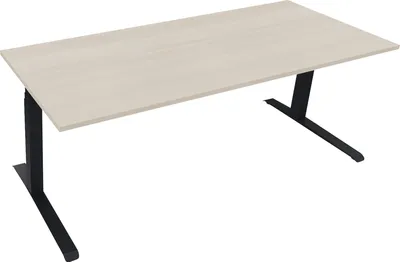 Produktbild von Sitz-/Stehtisch Kufe Doppels. Quad. B2000xT800xH645-1275 si/Akazie