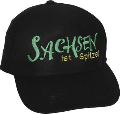 Produktbild von Baseballcap mit Einstickung - Sachsen ist Spitze - 68090 schwarz