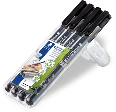 Zdjęcie produktu dla 1 szt. pisak foliowy Lumocolor 318-9WP4HZ Lumocolor F perm sw 4ST
