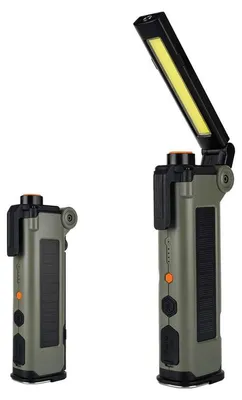 Produktbild von Fluchtwerkzeug Auto Nothammer mit Magnet Gurtschneider LED Taschenlampe 500LM COB Licht USB C wiederaufladbar für Notfall Auto Reise Sicherheit