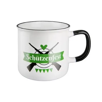Produktbild von Tasse Schützenfest, 9,8x13,2x8,7cm, weiß Gilde Handwerk 51