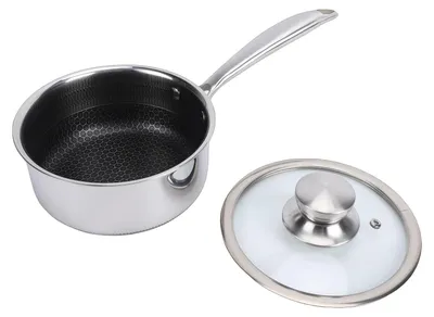 Obrázek produktu pro Nerezová pánev s poklicí, oboustranná