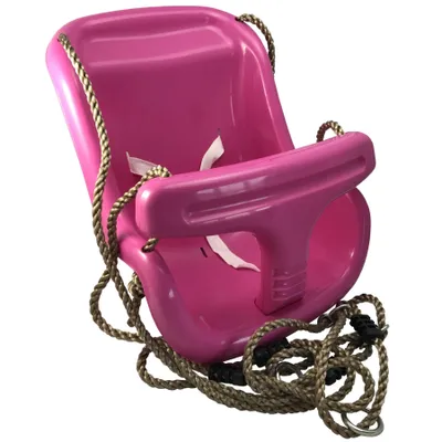 Produktbild von Babyschaukel 2 in 1 Pink mit Sicherheitsgurt & Rückenlehne