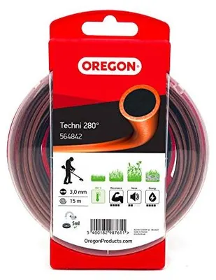 Zdjęcie produktu dla Żyłka do podkaszarki Oregon Techni 280° 3,0 mm x 15 m, nylonowa