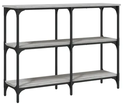 Obrázek produktu pro vidaXL Konzolový stolek Grey Sonoma 100x29x75 cm Dřevěné konstrukce