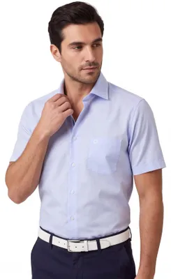 Produktbild von Kurzarmhemd Ledub blau