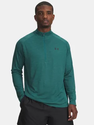 Obrázek produktu pro Under Armour Ua Tech Textured 1/2 Zip – rack green, velikost: M