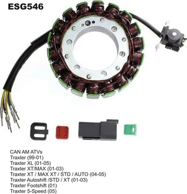 Immagine prodotto di Avvolgimento Del Motore (Statore) Cam Su Traxter 500 (99-05) (420296321)