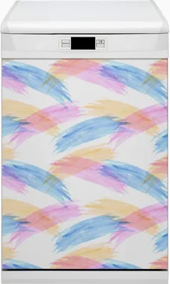 Obrázok produktu pre Magnety Dekoratívna magnetická fólia do umývačky riadu 45x80 cm Kuchyňa - Brushstrokes