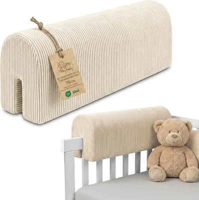 Produktbild von Bettkantenschutz 70 cm, beige, für Kinderbett
