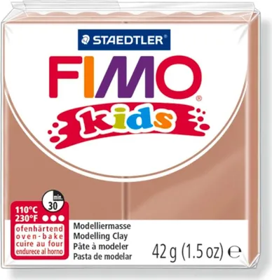Produktbild von FIMO kids Modelliermasse ofenhärtend hellbraun 42 g