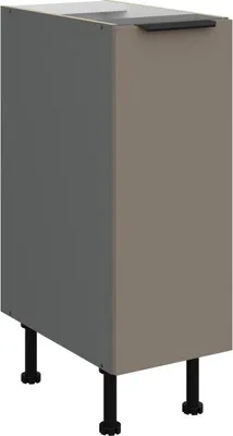 Produktbild von LUNARA Auszugsschrank – Breite 30 cm, Dunkelbeige/Anthrazit
