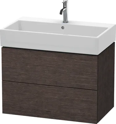 Produktbild von Waschtischunterbau L-CUBE 544x784x459mm eiche dunkel gebürstet eiche dunkel gebürstet