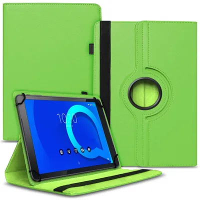 Produktbild von 13Schutzhülle für Vale V11E LTE-4128 Tasche Tablet Hülle Case Schutz Cover 360° DrehbarFarbe 360 Uni:Grün