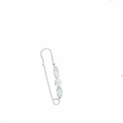Produktbild von Sicherheitsnadel, Brosche Clips Pin Schmuck für Frauen – Silber, 6,5 x 1,9 cm