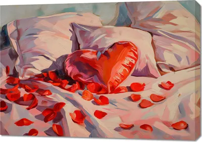 Produktbild von Bild 100x70cm I Ich Dich Auch