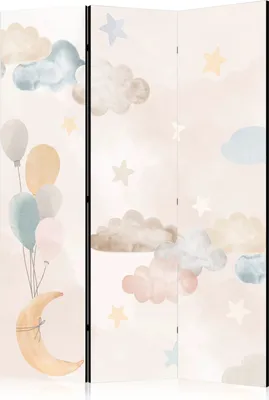 Immagine prodotto di Schermo bifacciale per bambini 135x172 cm in 3 parti bianco