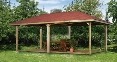 Produktbild von weka Gartenoase 651 B Gr.2, Sparset inkl. roten DS
