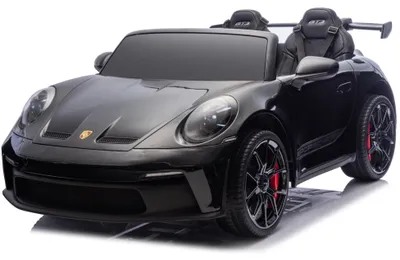 Produktbild von Porsche 911 GT3 XXL - Kinder Elektroauto - 24V - mit Fernbedienung - Gummireifen - Ledersitz - Schwarz