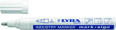 Image de Marqueur Peinture Blanc Lyra Peinture Permanente Opaque Multi-surfaces - Lyra