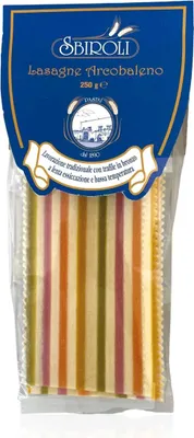Produktbild von Sbiroli Lasagne Arcobaleno - bunte Lasagneplatten