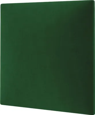 Produktbild von STEGU mollis Basic Wandpanel Schalldämmend Samt Flaschengrün 30x30 cm