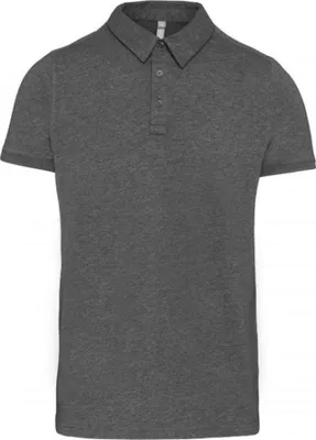 Produktbild von Kariban Herren Polo-Shirt Polohemd Poloshirt Polo Arbeit Freizeit Hemd, Größe:S, Farbe:Grey Heather