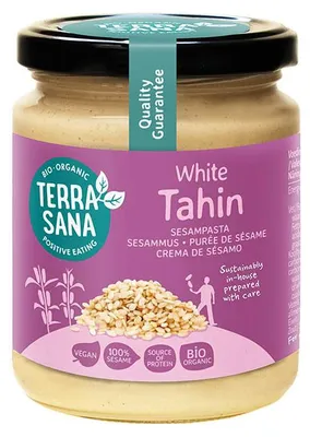 TAHINI BIAŁE (PASTA SEZAMOWA) BIO 250 g - TERRASANA