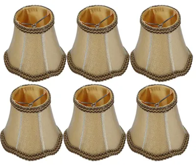 Obrázok produktu pre 6 ks Domácnosť Látkové tienidlo Stolná lampa Kryt Príslušenstvo pre E14 Luster Nástenné svietidlo