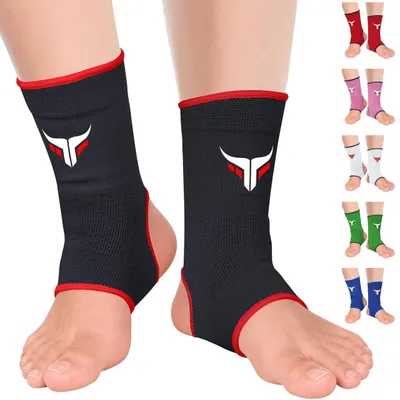 Produktbild von Knöchelstütze Muay Thai elastisch S/M, Stabilisierung, für Kampfsport