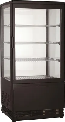 Produktbild von Combisteel 7487.017, Arbeitsplatte, Schwarz, R 600 A, 68 l, 0 - 10 °C, 180 W