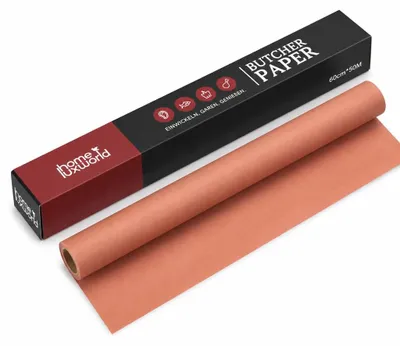 Produktbild von HomeLuxWorld Butcher Paper rot unbeschichtet 60 cm x 50 m hitzebeständig
