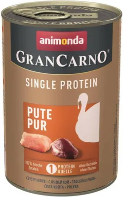 Produktbild von animonda GranCarno 4017721824262, Adult, jede Rasse, Truthahn, 400 g