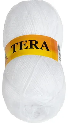 Imagen del producto de Hilo TERA - 100 gramos, 310 metros - Blanco