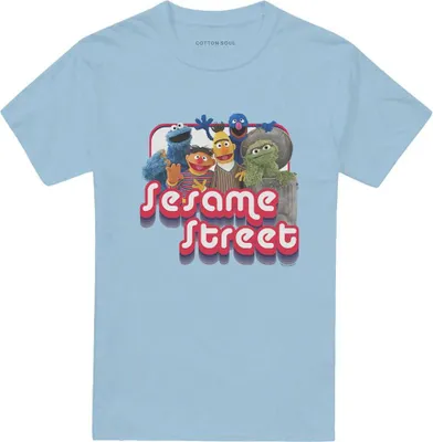 Immagine prodotto di Sesame Street - T-shirt uomo/donna unisex TV23664 (XXL) (azzurro)