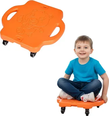 Zdjęcie produktu dla Jeździk Plastikowy Big Bear - Pomarańczowy
